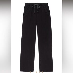 NWT Donni Eco-Fleece Wide Leg Sweatpants in Black